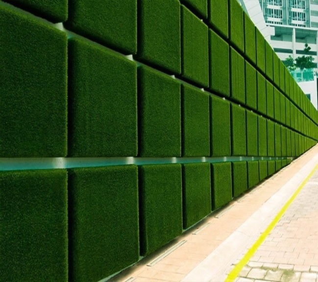 چمن مصنوعی دیواری تایل